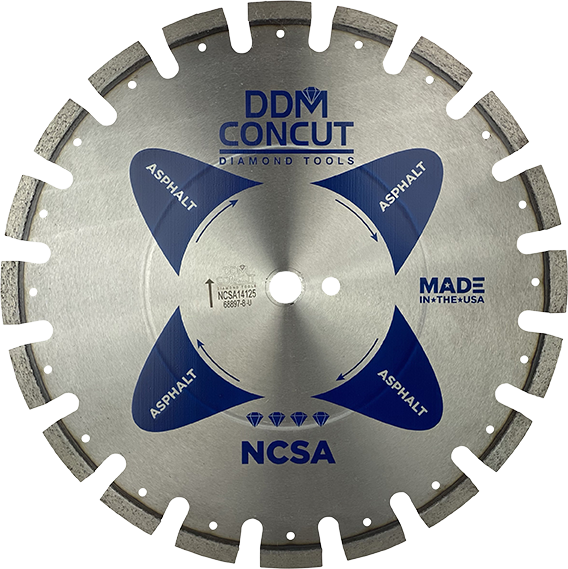DDM 14in x .125 Dry Cut Asphalt & Block Diamond Blade - Cutting